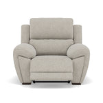 Echo Recliner Armchair - Power Recliner Chair Lumber Support Fabric - Power With Power Headrest Footrest Lumbar & USB Sterling Home 1 FAB-MIL-104 OYSTER