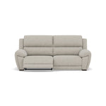 Echo 3 Seater Recliner Sofa - 2.5 Seater Sofa 2 Power Recliners Fabric - Power Recliner Power Footrest Headrest & USB 3 Seater Sofas Sterling Home 1 FAB-MIL-104 OYSTER