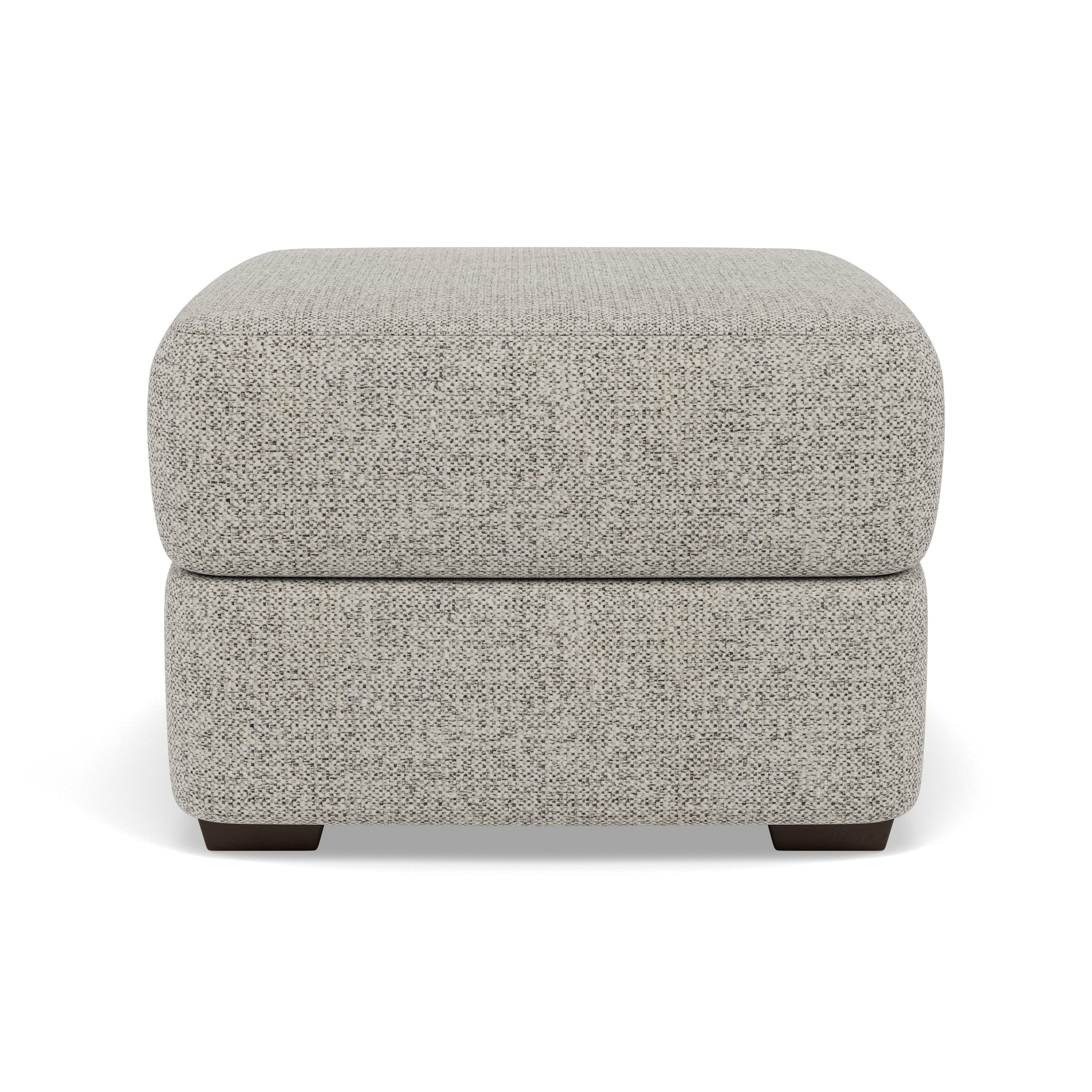 Echo Footstool - Footstool Fabric Footstools Sterling Home 3 FAB-MIL-105 IRON