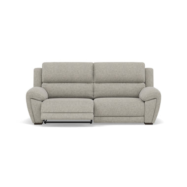 Echo 3 Seater Recliner Sofa - 2.5 Seater Sofa 2 Power Recliners Fabric - Power Recliner with USB 3 Seater Sofas Sterling Home 3 FAB-MIL-105 IRON