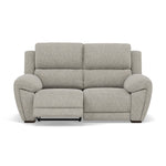 Echo 2 Seater Recliner Sofa - 2 Seater 2 Power Recliners Lumber Support Fabric - Power With Power Headrest Footrest Lumbar & USB 2 Seater Sofas Sterling Home 3 FAB-MIL-105 IRON