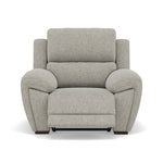 Echo Recliner Armchair - Power Recliner Chair Lumber Support Fabric - Power With Power Headrest Footrest Lumbar & USB Sterling Home 3 FAB-MIL-105 IRON