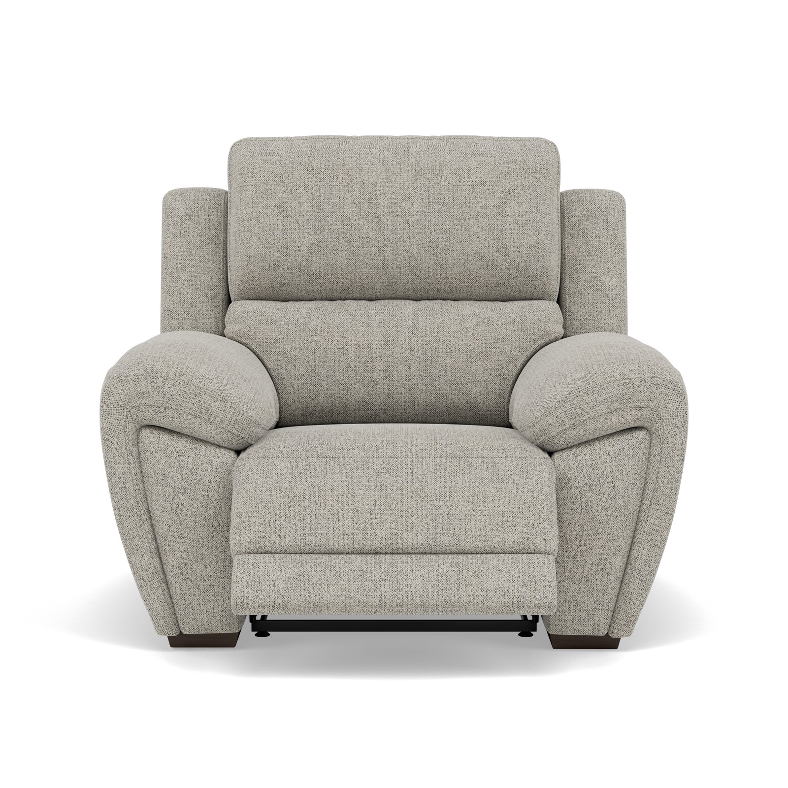 Echo Recliner Armchair - Power Recliner Chair Lumber Support Fabric - Power With Power Headrest Footrest Lumbar & USB Sterling Home 3 FAB-MIL-105 IRON