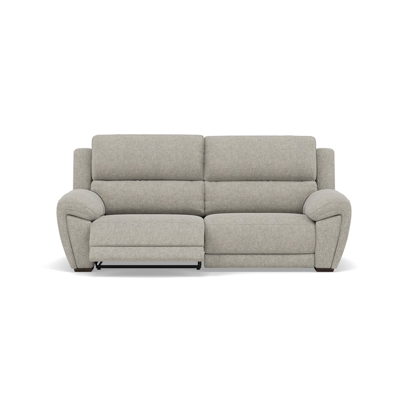 Echo 3 Seater Recliner Sofa - 2.5 Seater Sofa 2 Power Recliners Lumber Support Fabric - Power With Power Headrest Footrest Lumbar & USB 3 Seater Sofas Sterling Home 3 FAB-MIL-105 IRON