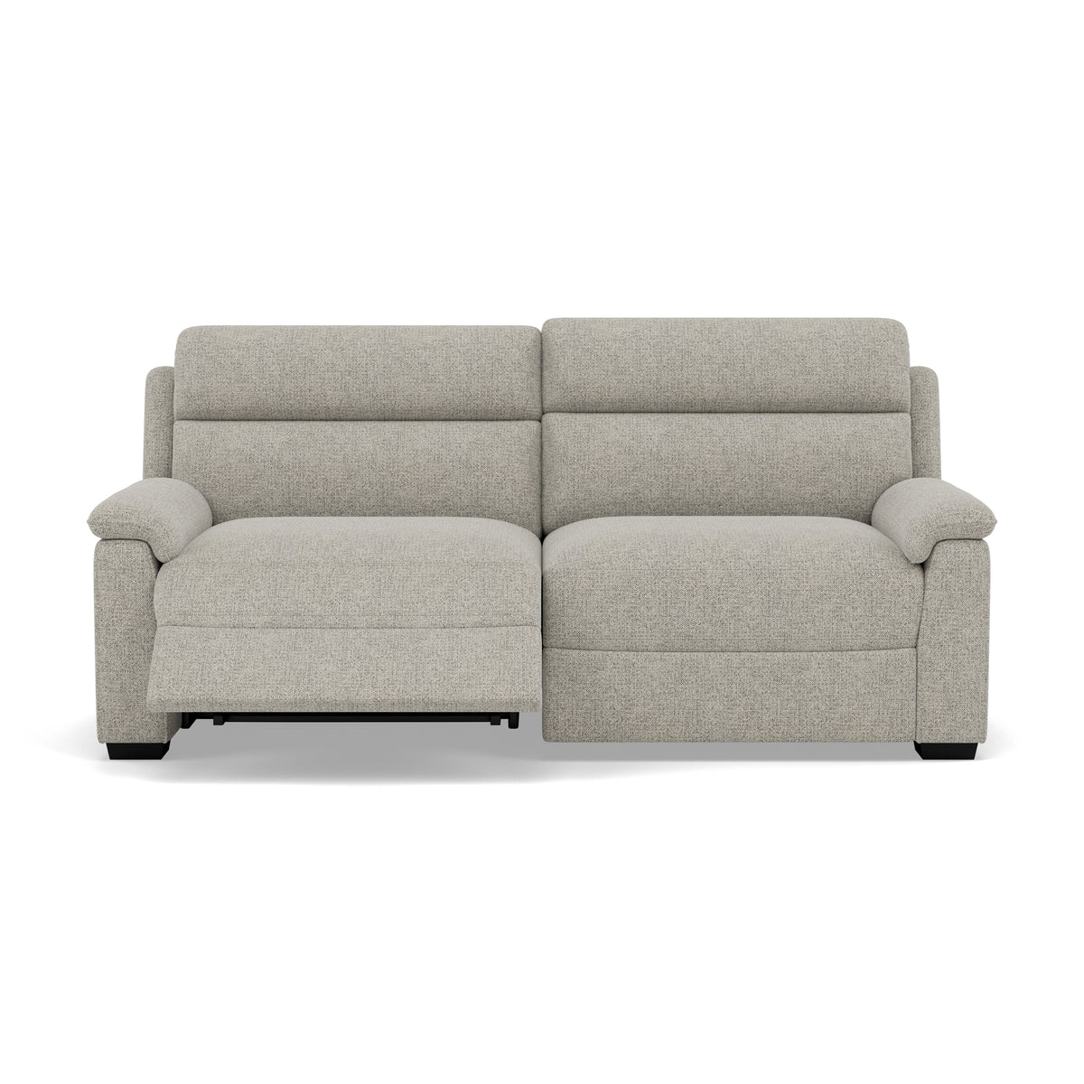 Eldon 3 Seater Power Recliner - 2.5 Seater Sofa 2 Power Recliners Fabric - Power Recliner Power Footrest Headrest & USB 3 Seater Sofas Sterling Home 3 FAB-MIL-105 IRON