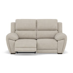 Echo 2 Seater Recliner Sofa - 2 Seater 2 Power Recliners Fabric - Power Recliner Power Footrest Headrest & USB 2 Seater Sofas Sterling Home 4 FAB-MIL-110 SAND