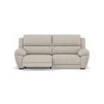 Echo 3 Seater Recliner Sofa - 2.5 Seater Sofa 2 Power Recliners Fabric - Power Recliner Power Footrest Headrest & USB 3 Seater Sofas Sterling Home 4 FAB-MIL-110 SAND