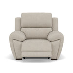 Echo Recliner Armchair - Power Recliner Chair Lumber Support Fabric - Power With Power Headrest Footrest Lumbar & USB Sterling Home 4 FAB-MIL-110 SAND