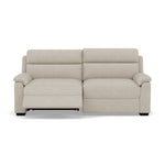 Eldon 3 Seater Power Recliner - 2.5 Seater Sofa 2 Power Recliners Fabric - Power Recliner Power Footrest Headrest & USB 3 Seater Sofas Sterling Home 4 FAB-MIL-110 SAND