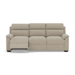 Eldon 3 Seater Power Recliner - 2.5 Seater Sofa 2 Power Recliners Fabric - Power Recliner Power Footrest Headrest & USB 3 Seater Sofas Sterling Home 6 FAB-MIL-120 MINK