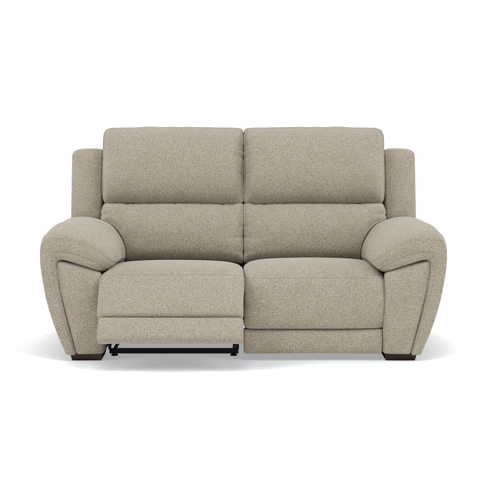 Echo 2 Seater Recliner Sofa - 2 Seater 2 Power Recliners Fabric - Power Recliner Power Footrest Headrest & USB 2 Seater Sofas Sterling Home 6 FAB-MIL-120 MINK