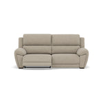 Echo 3 Seater Recliner Sofa - 2.5 Seater Sofa 2 Power Recliners Lumber Support Fabric - Power With Power Headrest Footrest Lumbar & USB 3 Seater Sofas Sterling Home 6 FAB-MIL-120 MINK