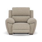 Echo Recliner Armchair - Power Recliner Chair Lumber Support Fabric - Power With Power Headrest Footrest Lumbar & USB Sterling Home 5 FAB-MIL-120 MINK