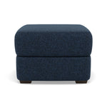 Echo Footstool - Footstool Fabric Footstools Sterling Home 7 FAB-MIL-303 NAVY
