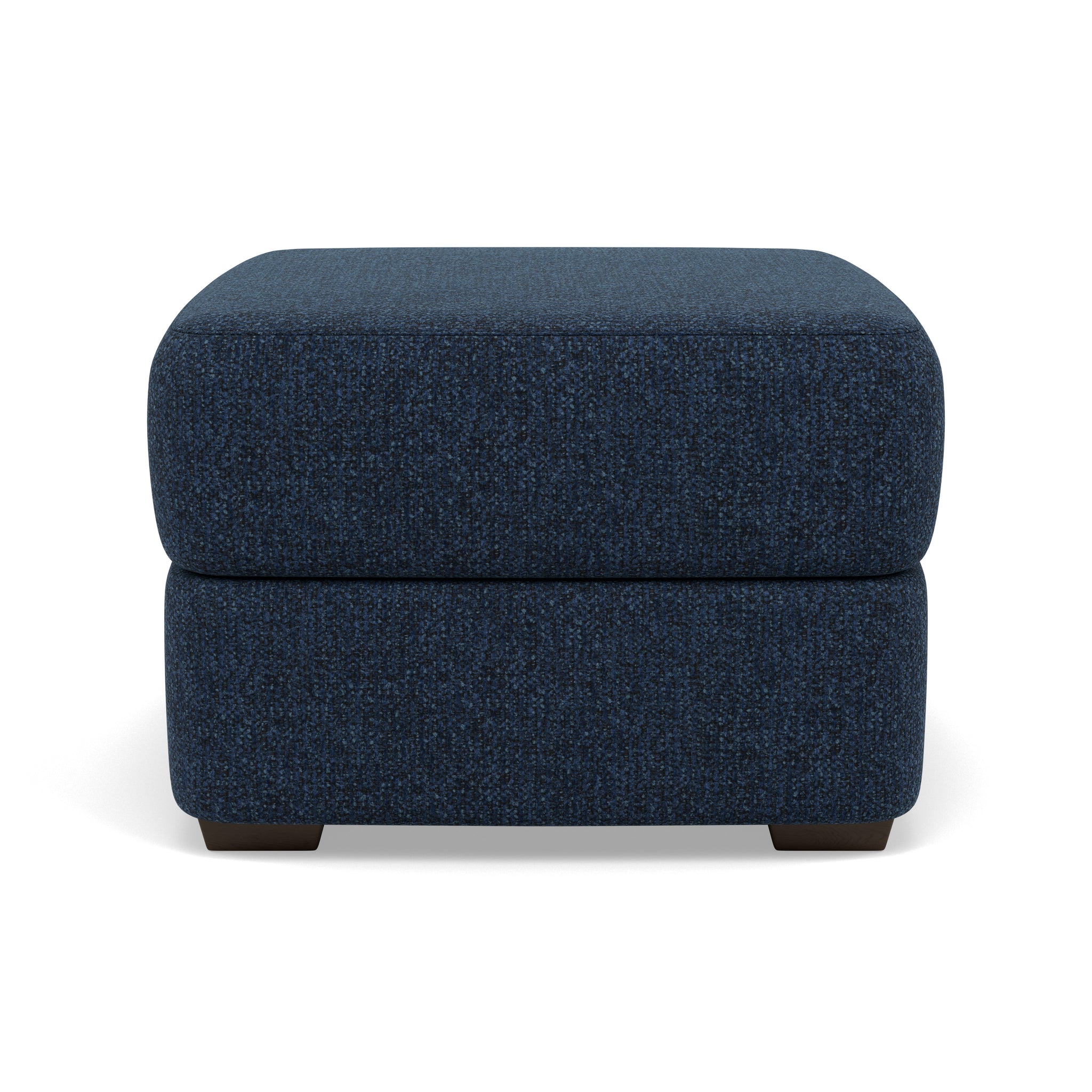 Echo Footstool - Footstool Fabric Footstools Sterling Home 7 FAB-MIL-303 NAVY