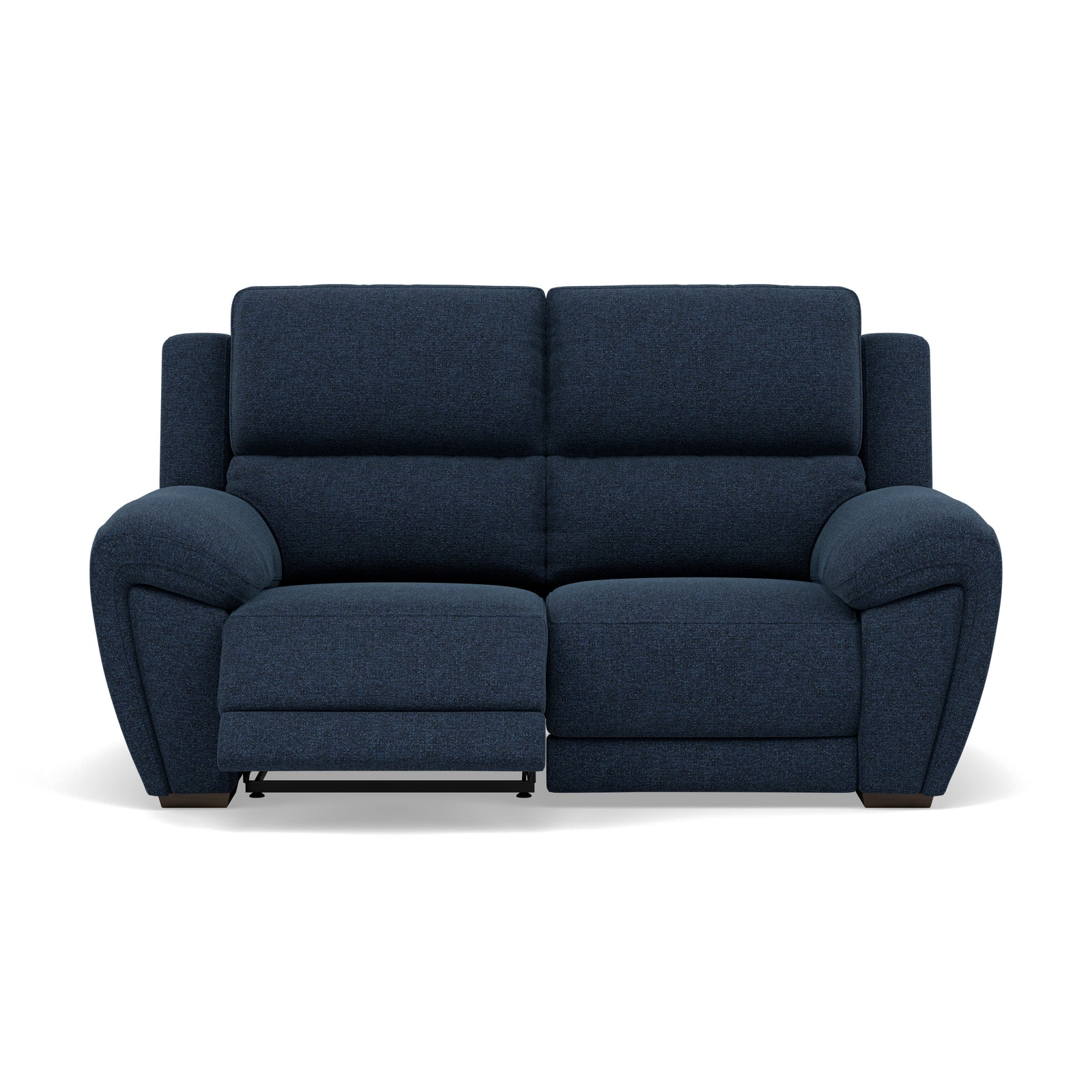 Echo 2 Seater Recliner Sofa - 2 Seater 2 Power Recliners Fabric - Power Recliner Power Footrest Headrest & USB 2 Seater Sofas Sterling Home 7 FAB-MIL-303 NAVY