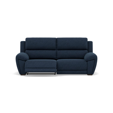 Echo 3 Seater Recliner Sofa - 2.5 Seater Sofa 2 Power Recliners Fabric - Power Recliner with USB 3 Seater Sofas Sterling Home 7 FAB-MIL-303 NAVY