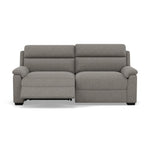 Eldon 3 Seater Power Recliner - 2.5 Seater Sofa 2 Power Recliners Fabric - Power Recliner Power Footrest Headrest & USB 3 Seater Sofas Sterling Home 5 FAB-MIL-451 PEWTER