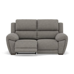 Echo 2 Seater Recliner Sofa - 2 Seater 2 Power Recliners Fabric - Power Recliner Power Footrest Headrest & USB 2 Seater Sofas Sterling Home 5 FAB-MIL-451 PEWTER