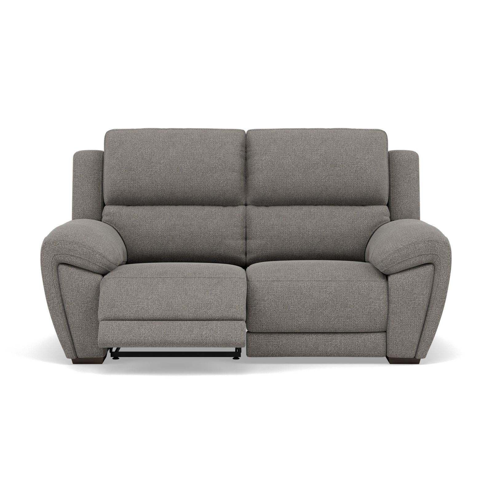 Echo 2 Seater Recliner Sofa - 2 Seater 2 Power Recliners Fabric - Power Recliner Power Footrest Headrest & USB 2 Seater Sofas Sterling Home 5 FAB-MIL-451 PEWTER