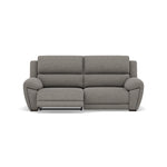 Echo 3 Seater Recliner Sofa - 2.5 Seater Sofa 2 Power Recliners Fabric - Power Recliner Power Footrest Headrest & USB 3 Seater Sofas Sterling Home 5 FAB-MIL-451 PEWTER