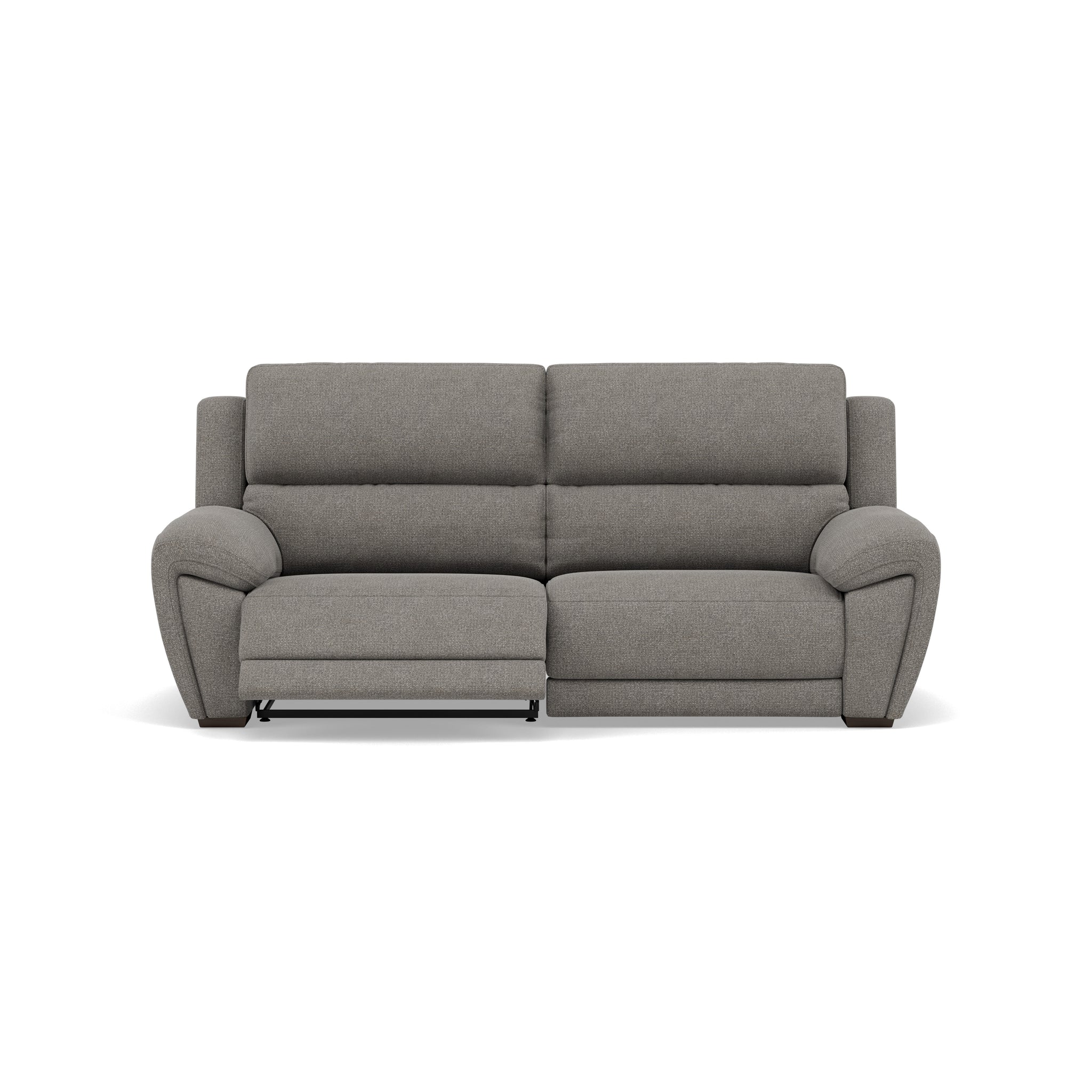 Echo 3 Seater Recliner Sofa - 2.5 Seater Sofa 2 Power Recliners Fabric - Power Recliner Power Footrest Headrest & USB 3 Seater Sofas Sterling Home 5 FAB-MIL-451 PEWTER