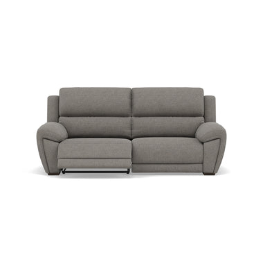 Echo 3 Seater Recliner Sofa - 2.5 Seater Sofa 2 Power Recliners Fabric - Power Recliner with USB 3 Seater Sofas Sterling Home 5 FAB-MIL-451 PEWTER