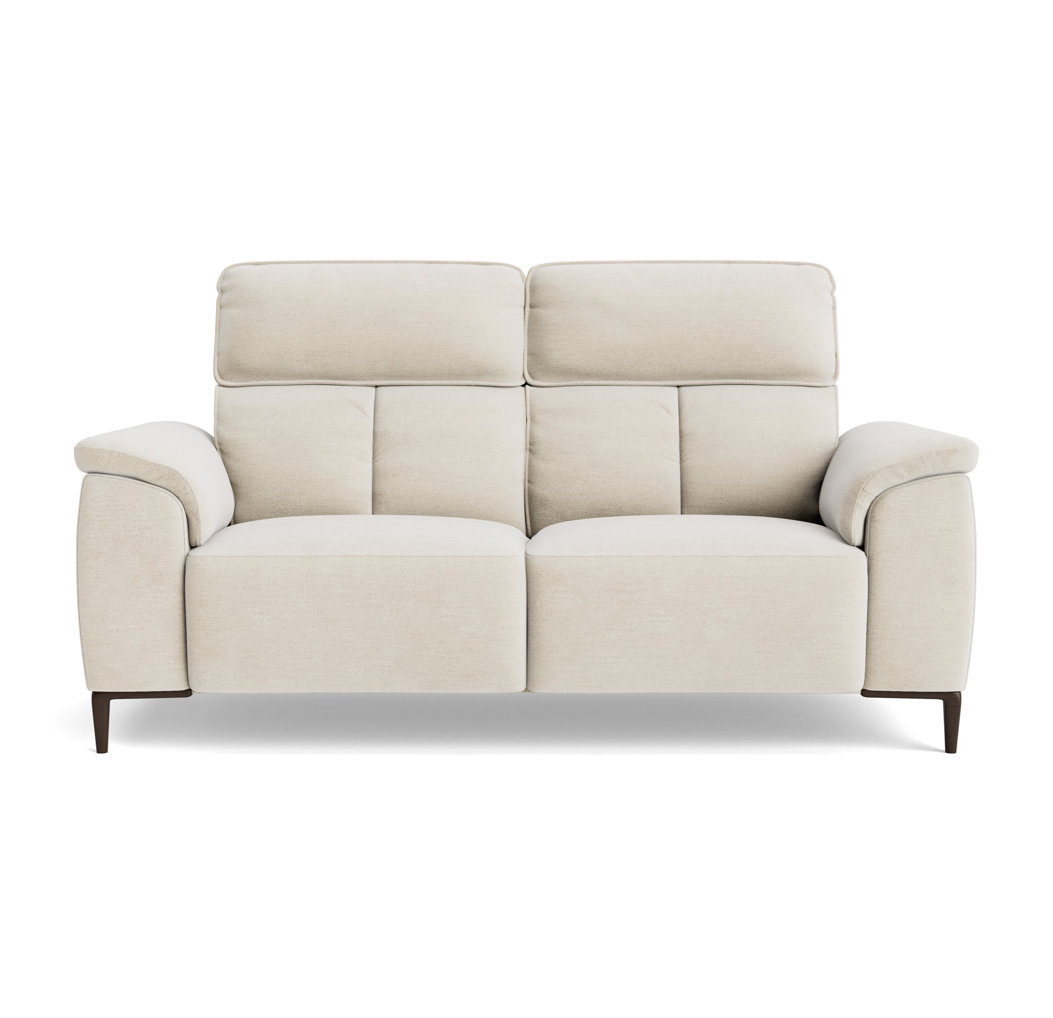 Loma Small 3 Seater Sofa - 2.5 Seater Sofa Compact Fabric 3 Seater Sofas Sterling Home 3 FAB-NTS - 01 CREAM