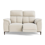 Loma 2 Seater Recliner Sofa - 2 Seater Sofa with 2 Power Recliners USB Fabric - Power Recliner with USB Sterling Home 3 FAB-NTS - 01 CREAM
