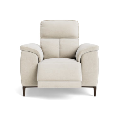 Loma Recliner Armchair - Power Recliner Chair USB Fabric - Power Recliner with USB Sterling Home 3 FAB-NTS - 01 CREAM