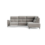Loma Large Corner Sofa - Combination 2 Right Terminal with 2.5 Left Power 2 Pieces Fabric - Right Hand Facing - Power Recliner with USB Corner Sofas Sterling Home 1 FAB-NTS - 11 DOVE
