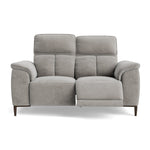 Loma 2 Seater Recliner Sofa - 2 Seater Sofa with 2 Power Recliners USB Fabric - Power Recliner with USB Sterling Home 1 FAB-NTS - 11 DOVE