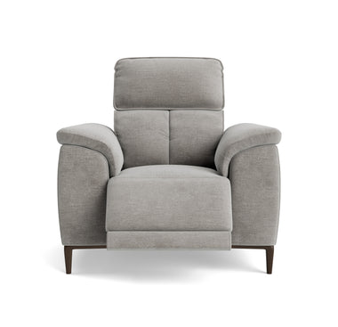 Loma Recliner Armchair - Power Recliner Chair USB Fabric - Power Recliner with USB Sterling Home 1 FAB-NTS - 11 DOVE