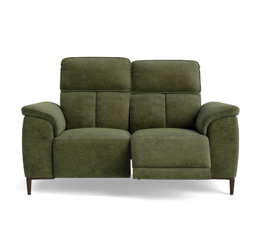 Loma 2 Seater Recliner Sofa - 2 Seater Sofa with 2 Power Recliners USB Fabric - Power Recliner with USB Sterling Home 5 FAB-NTS - 16 OLIVE GREEN
