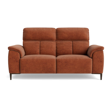 Loma Small 3 Seater Sofa - 2.5 Seater Sofa Compact Fabric 3 Seater Sofas Sterling Home 4 FAB-NTS - 17 TERRACOTTA