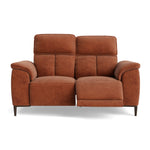 Loma 2 Seater Recliner Sofa - 2 Seater Sofa with 2 Power Recliners USB Fabric - Power Recliner with USB Sterling Home 4 FAB-NTS - 17 TERRACOTTA