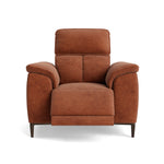 Loma Recliner Armchair - Power Recliner Chair USB Fabric - Power Recliner with USB Sterling Home 4 FAB-NTS - 17 TERRACOTTA