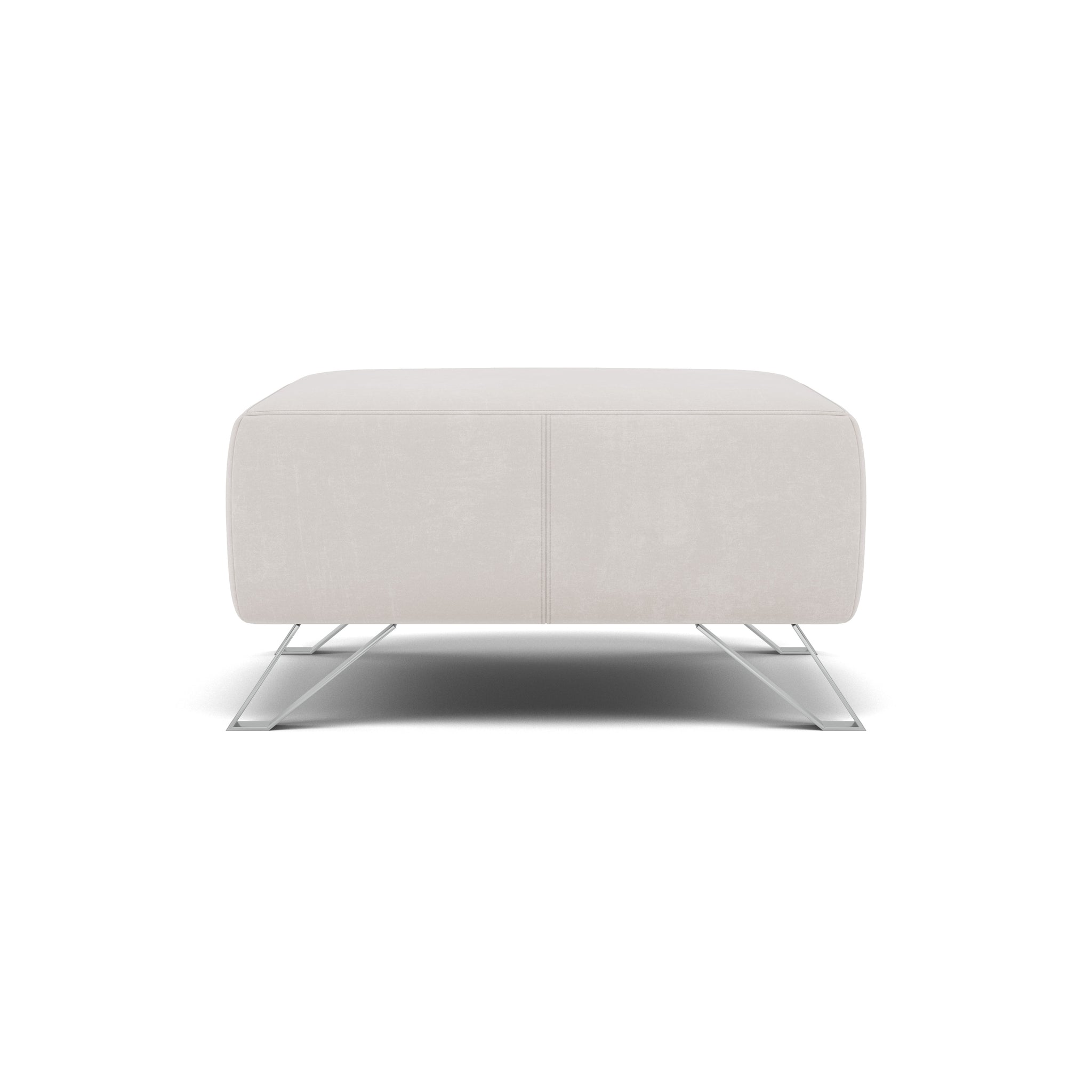 Nicoletti Puccini Footstool - Rectangular Stool ND Sterling Home 1 Flambe 4310-05 Ghiaccio