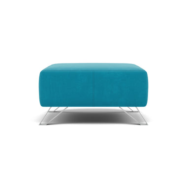 Nicoletti Puccini Footstool - Rectangular Stool ND Sterling Home 5 Flambe 4310-50 Turchese