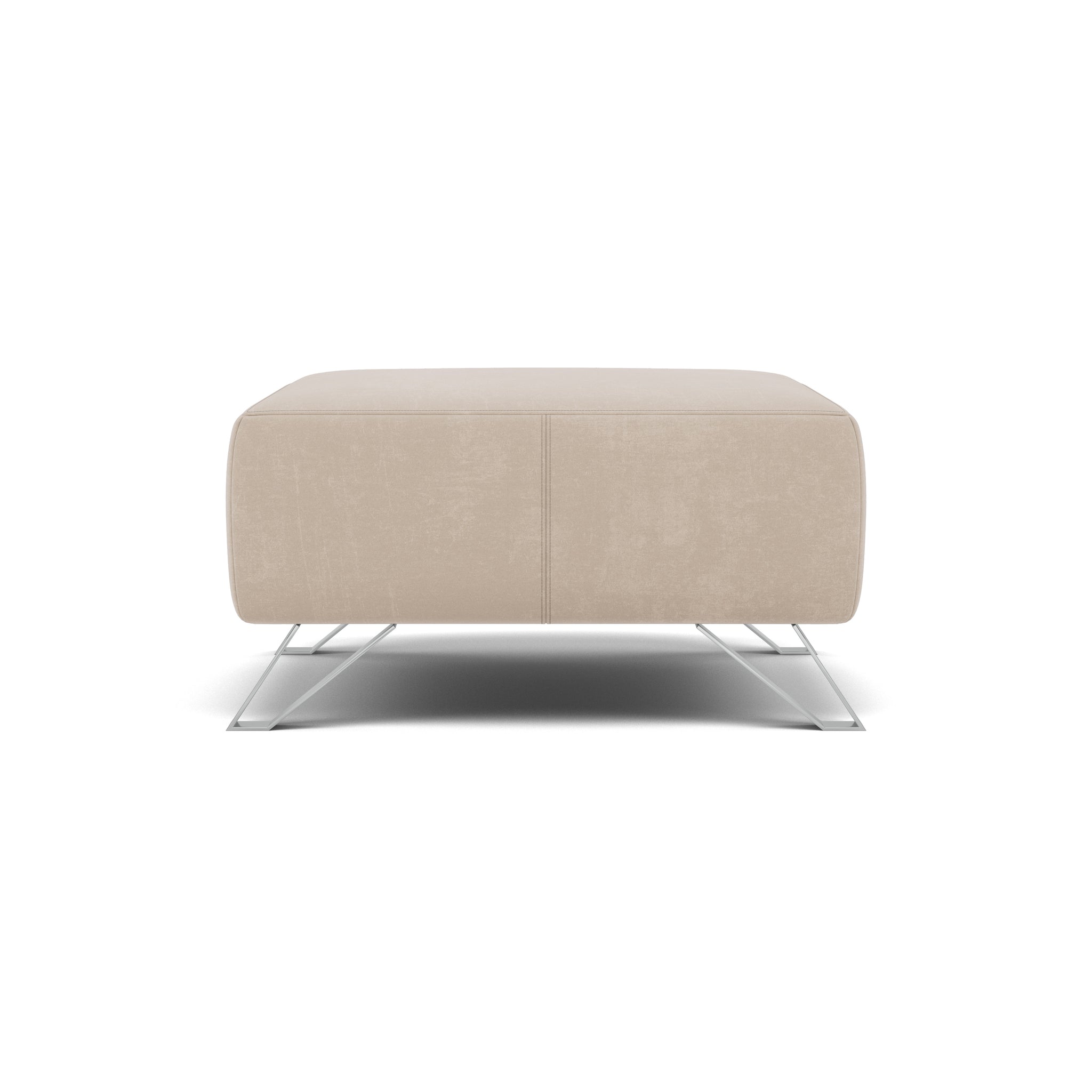Nicoletti Puccini Footstool - Rectangular Stool ND Sterling Home 6 Flambe 4310-66 Visone