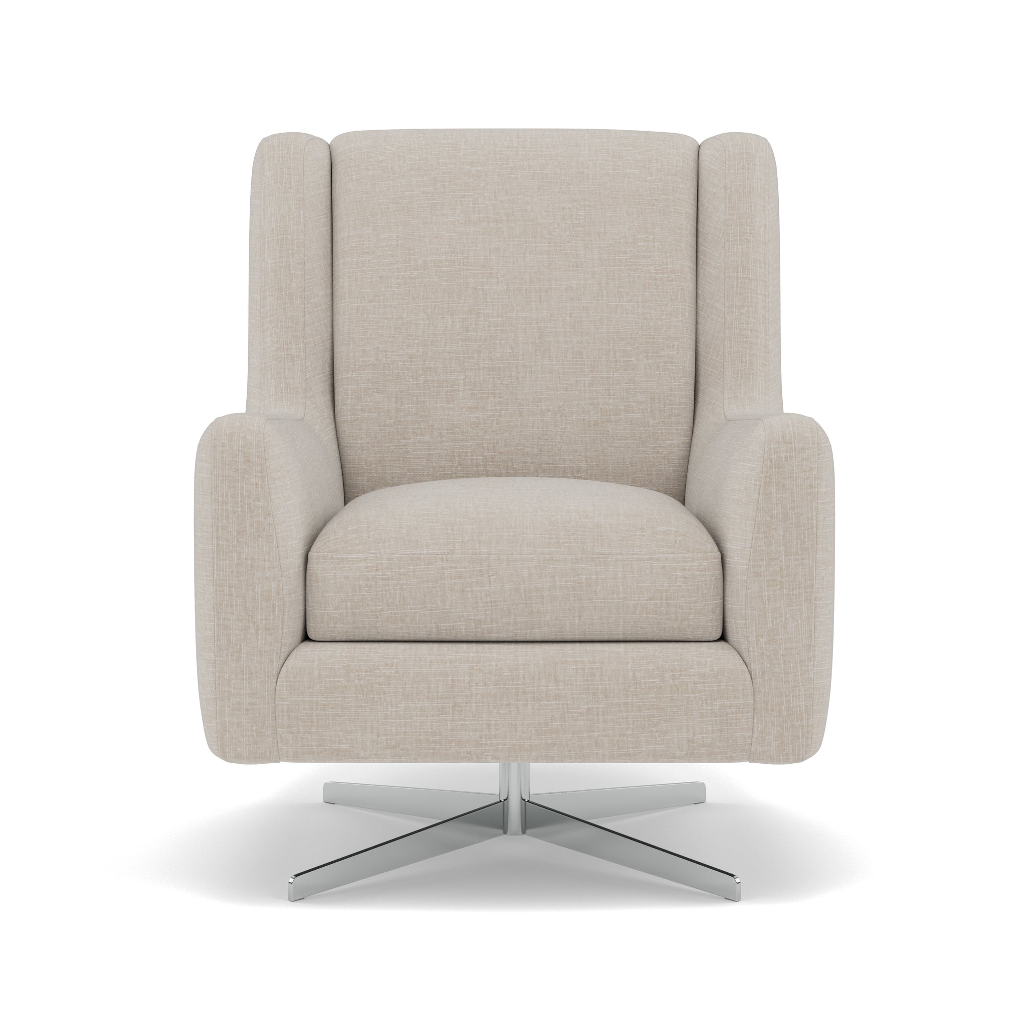 Chilton Swivel Armchair - Swivel Chair Fabric Armchairs Sterling Home 1 Kobe Smoke