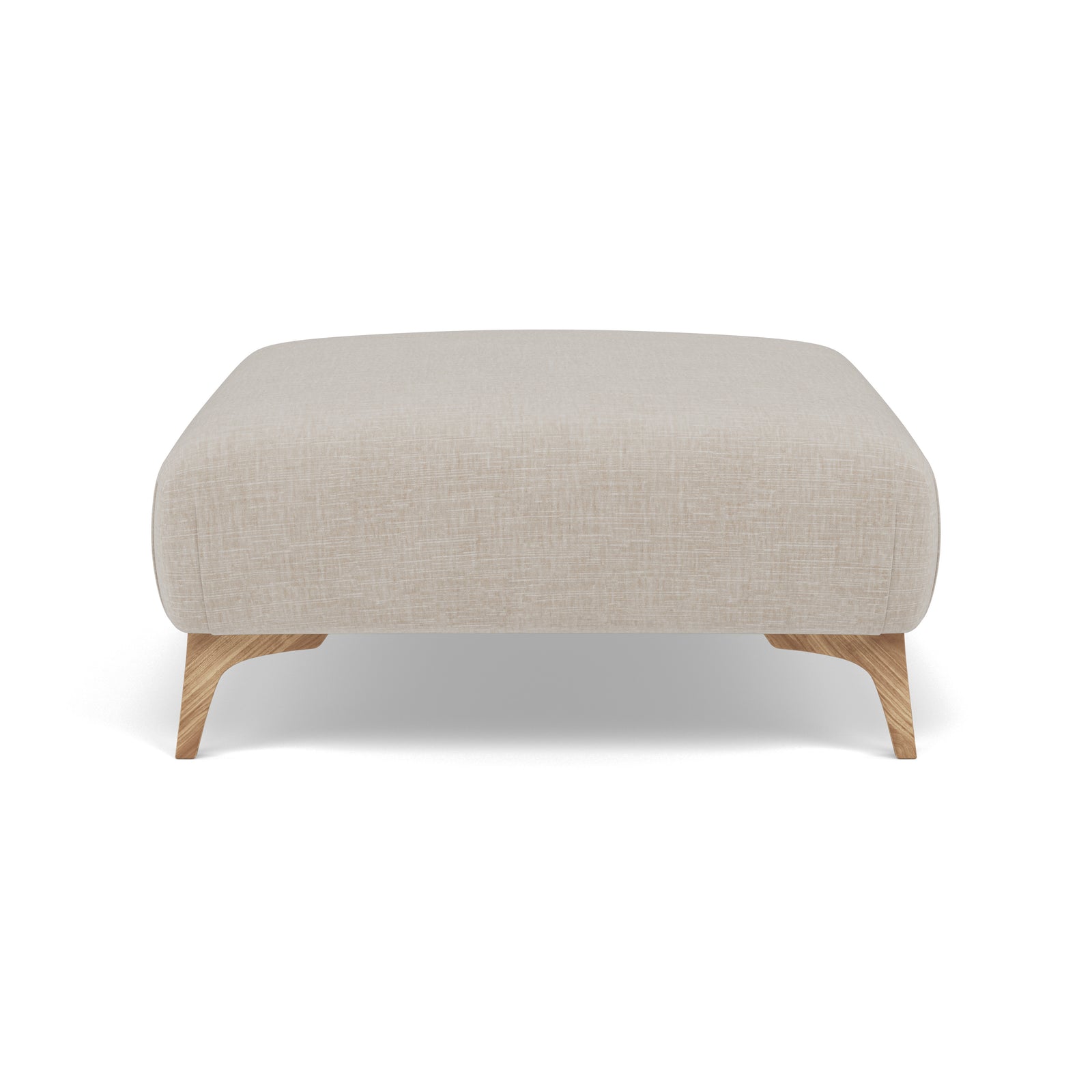 Chilton Footstool - Designer Stool Fabric Footstools Sterling Home 9 Light Feet Kobe Smoke