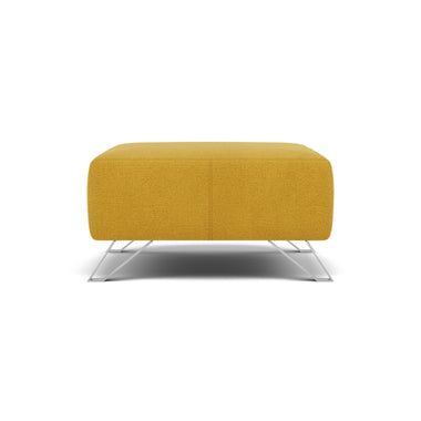 Nicoletti Puccini Footstool - Rectangular Stool NA Sterling Home 12 Fuente FR Mostaza
