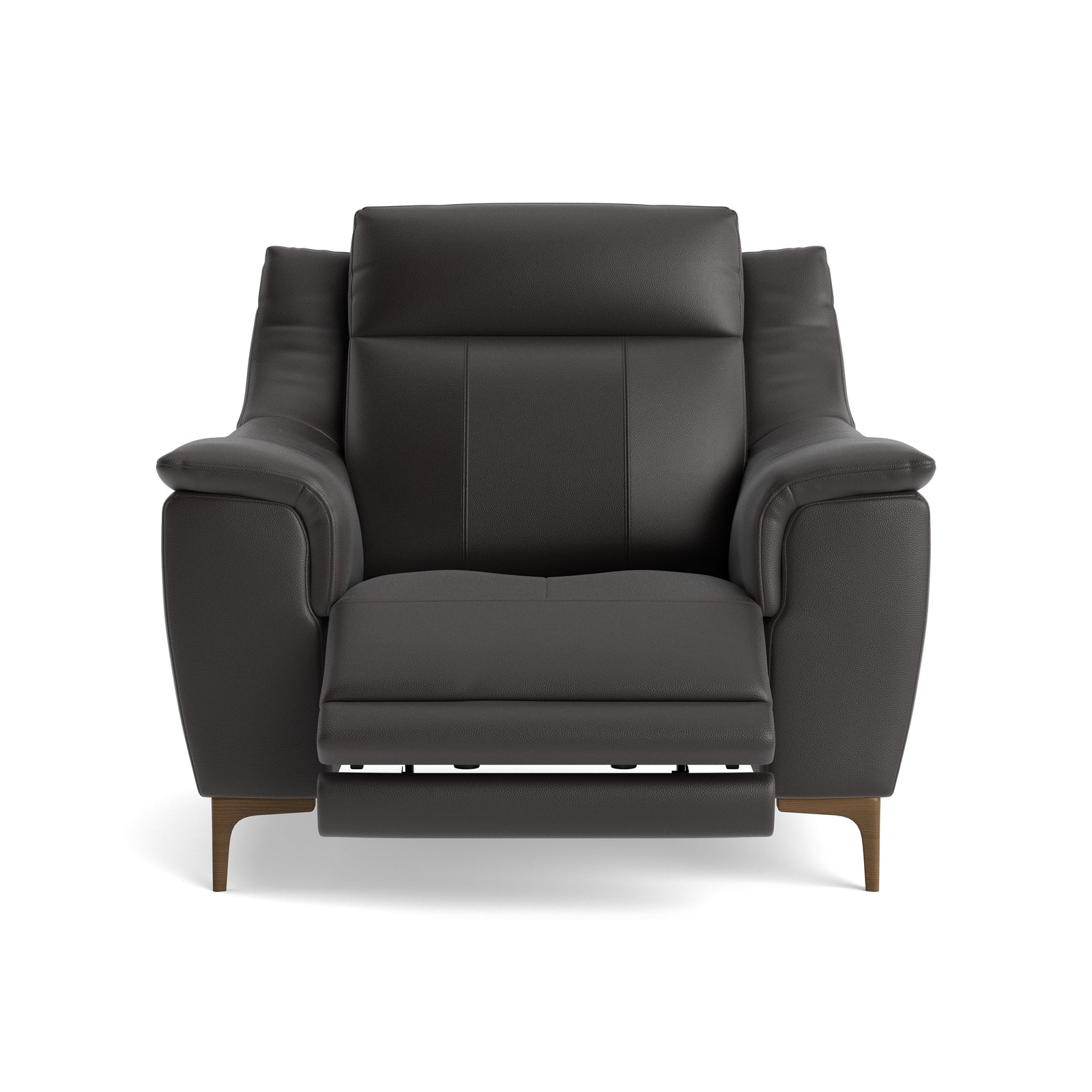 Nicoletti Carmen Recliner Armchair - Power Recliner Chair CB - Power Recliner with USB Sterling Home 11 Feet: Graubraun Torello PS Chocol -S 91