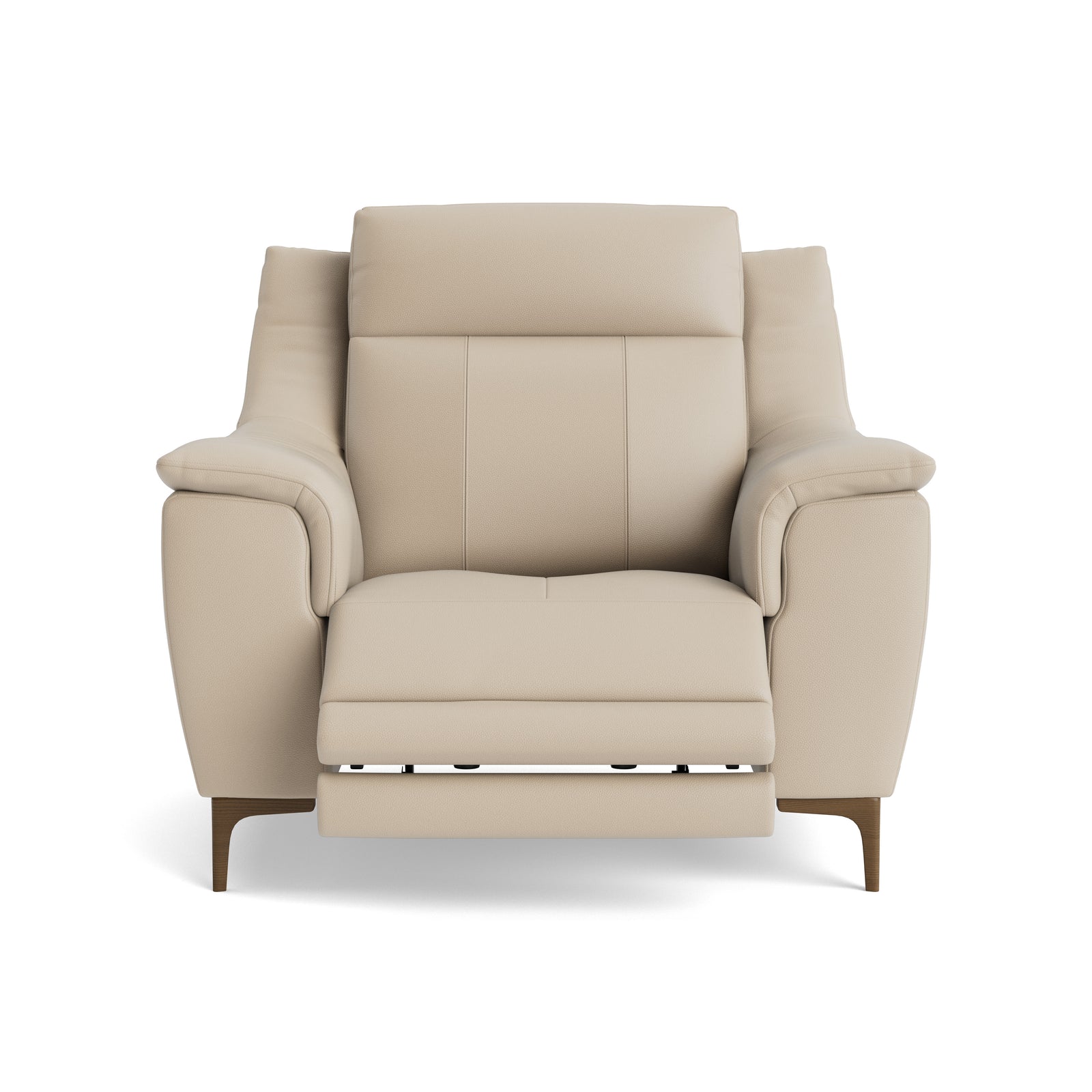 Nicoletti Carmen Recliner Armchair - Power Recliner Chair CB - Power Recliner with USB Sterling Home 10 Feet: Graubraun Torello PS Fango 352