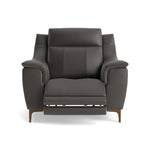 Nicoletti Carmen Recliner Armchair - Power Recliner Chair CB - Power Recliner with USB Sterling Home 14 Feet: Graubraun Torello PS Grigio Scuro 327