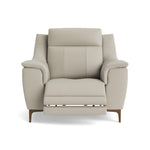 Nicoletti Carmen Recliner Armchair - Power Recliner Chair CB - Power Recliner with USB Sterling Home 13 Feet: Graubraun Torello PS Tortora 328