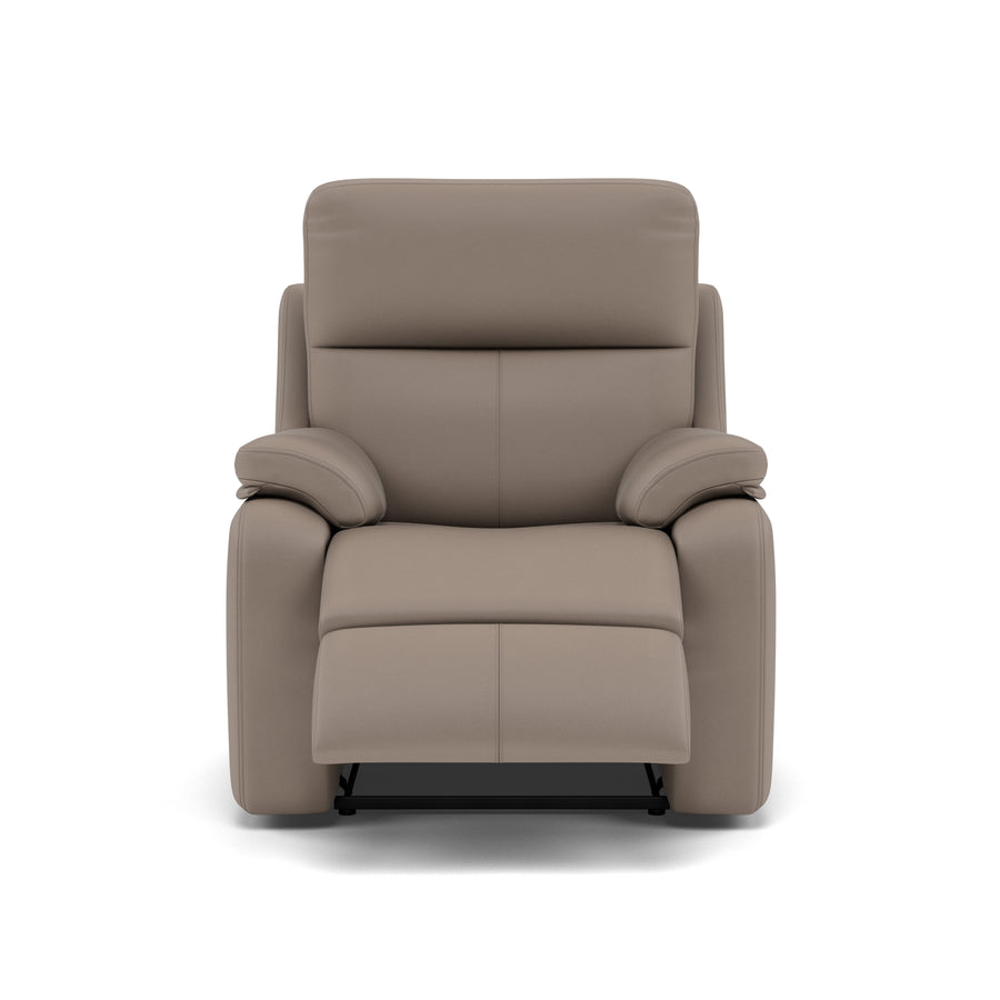 G Plan Kingsbury Recliner Armchair - Power Recliner Chair Headrest + Lumber with USB Grade H - Power with Power Headrest, Lumbar & USB Sterling Home 1 H001 Oxford Mushroom