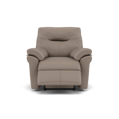 G Plan Seattle Recliner Armchair - Power Recliner Chair with USB & Lumbar Grade H - Power Recliner with Lumbar Support & USB Sterling Home 1 H001 Oxford Mushroom