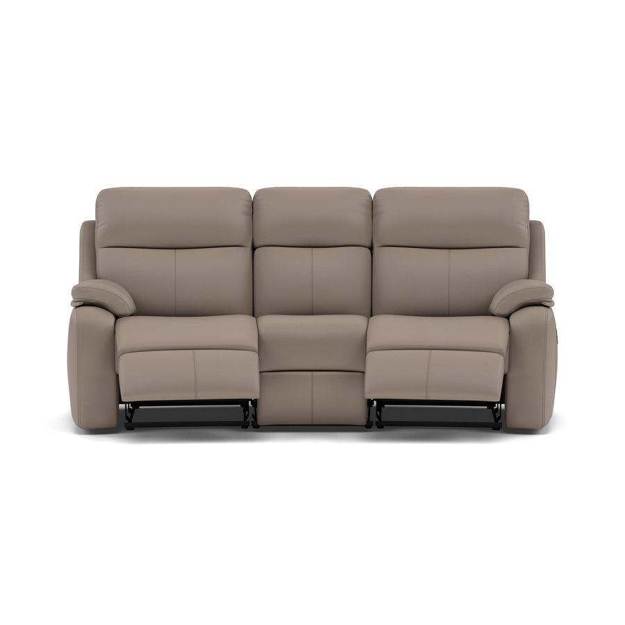 G Plan Kingsbury 3 Seater Curved Recliner Sofa - 3 Seater Manual Recliner Curved Sofa Double Grade H - Manual Recliner 3 Seater Sofas Sterling Home 1 H001 Oxford Mushroom